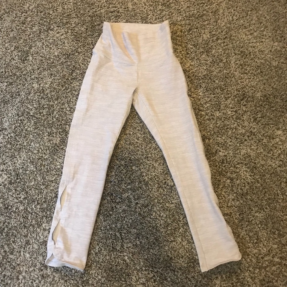 High waisted cropped leggings